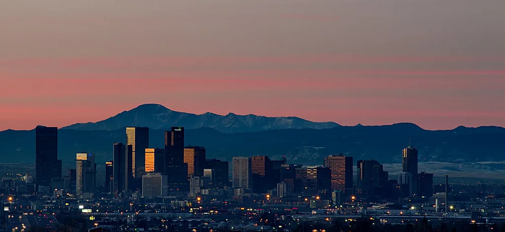 Denver Colorado skyline for shipping container delivery service area